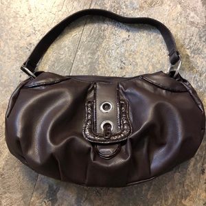 Brown purse with 1 free used brown  wallet